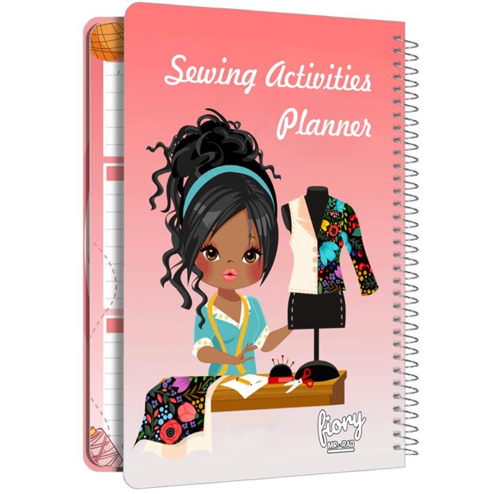 دفتر خیاطی مستر راد طرح نخ و سوزن مدل پلنر روزانه کد fiory 1748